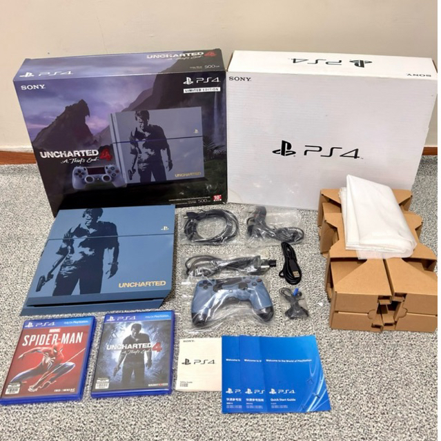 PS4 FAT 500Gb CUH12xx Limited Edition Uncharted 4 Original