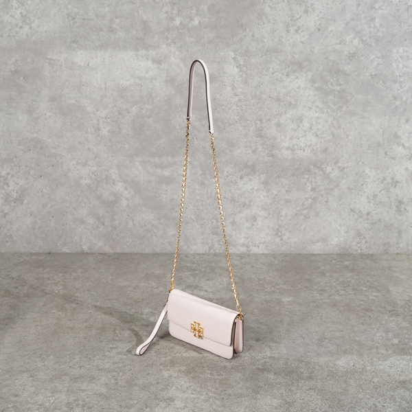 Tas TB BRITT LOGO PINK FLAP CHAIN SHOULDER BAG 100% ORIGINAL