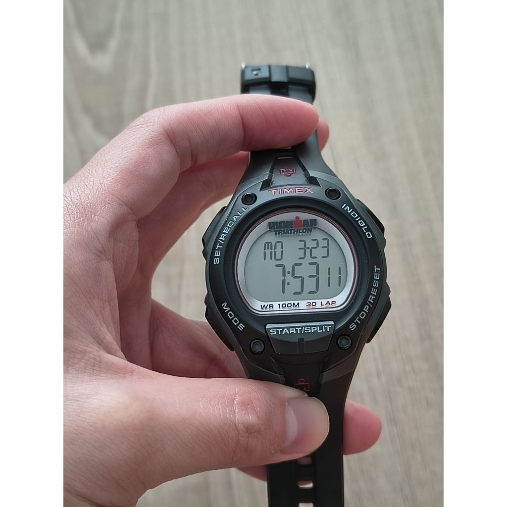 Timex Ironman Triathlon Digital Second Bekas Like New