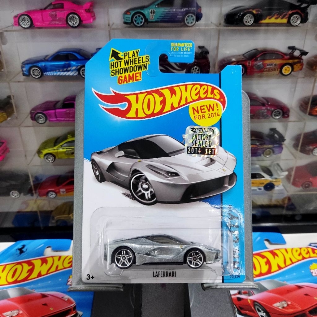 Hot Wheels LaFerrari Silver Factory Sealed - Hotwheels Original Mattel