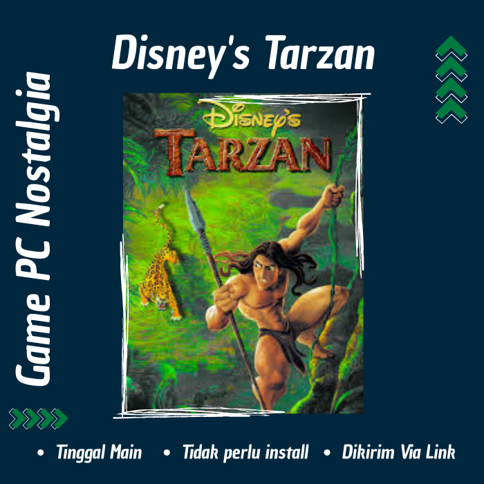 Disney's Tarzan - GAME PC Nostalgia, Instalasi Mudah, Tinggal Main