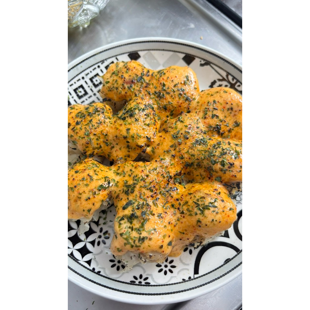 Dimsum Mentai Tobiko dengan Saus Mentai Tobiko Asli