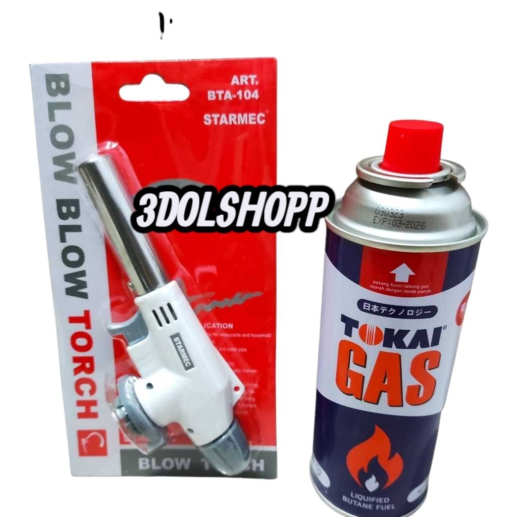 paket flamegun dan gas / touch dan gas