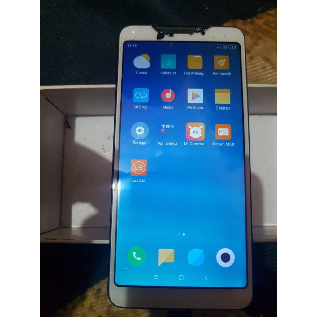lcd touchscreen frame redmi 6a minus