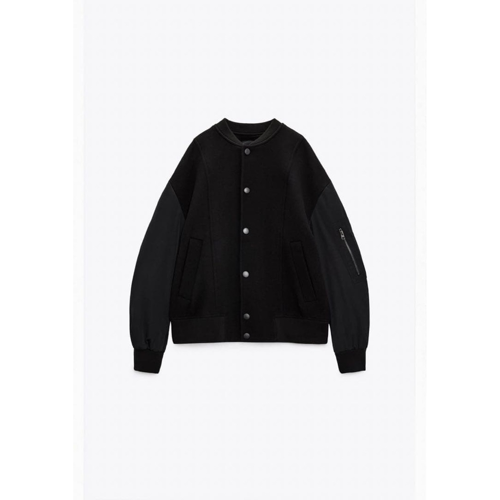 ZARA BOMBER JACKET COMBI