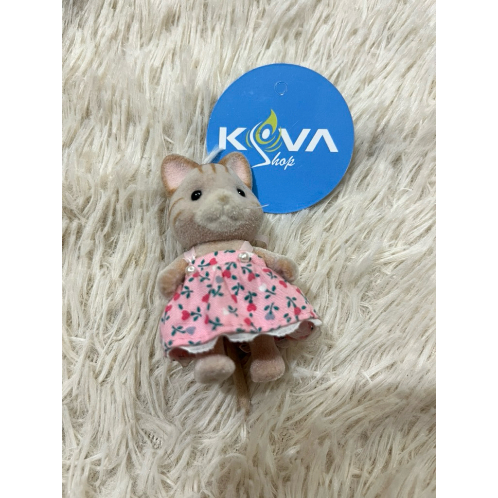 Sandy Cat or Macavity Cat family sylvanian families figure family cat kucing sylvanian families