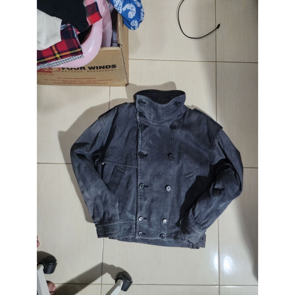 vintage double breasted jacket jun men