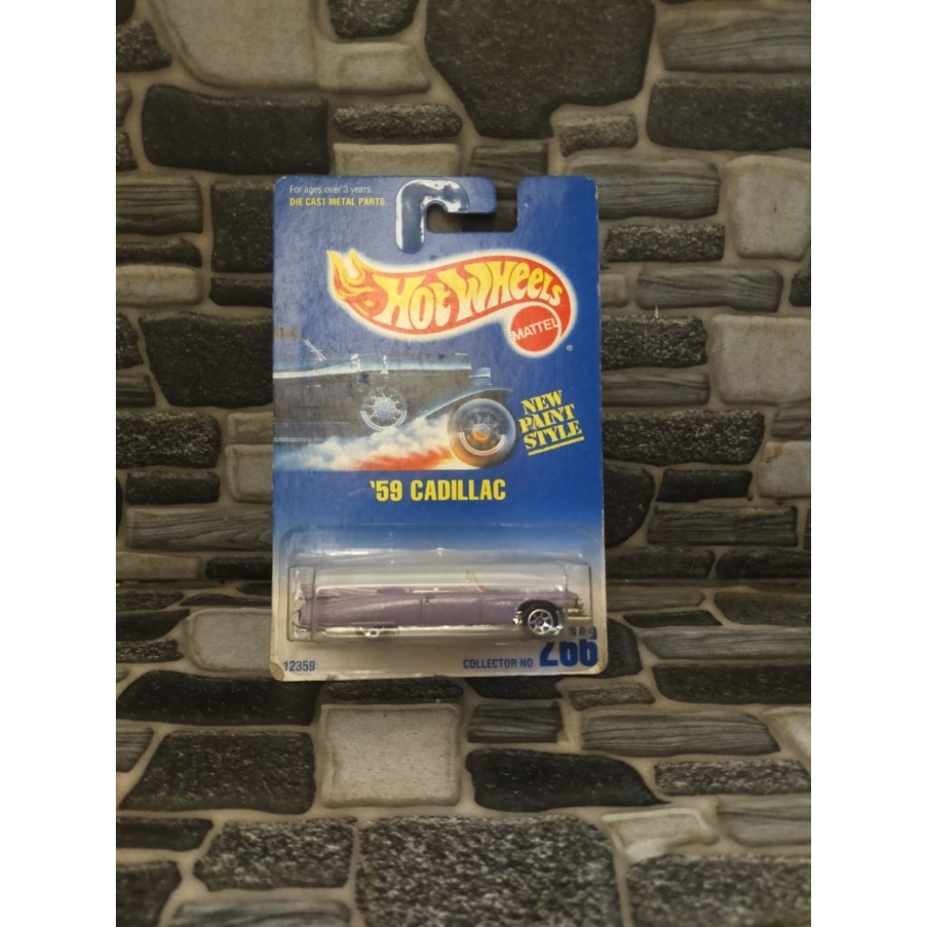 Hot Wheels '59 Cadillac New Paint Style - Blue Card