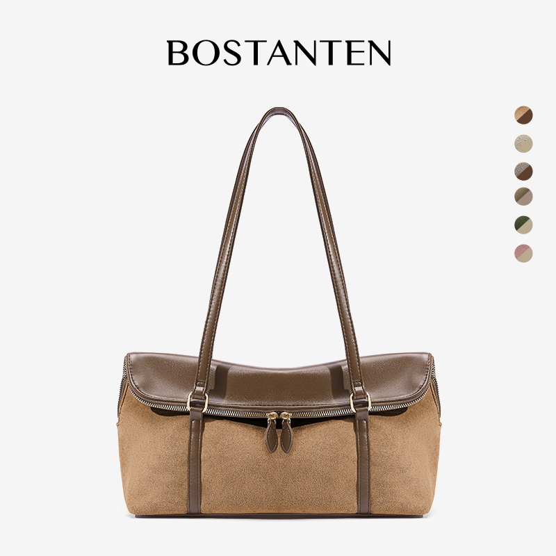 [Book tote bag] BOSTANTEN Totebag Wanita Kain Dua Sisi Besar Tas Bahu Elegan Tas Selempang Semua Per