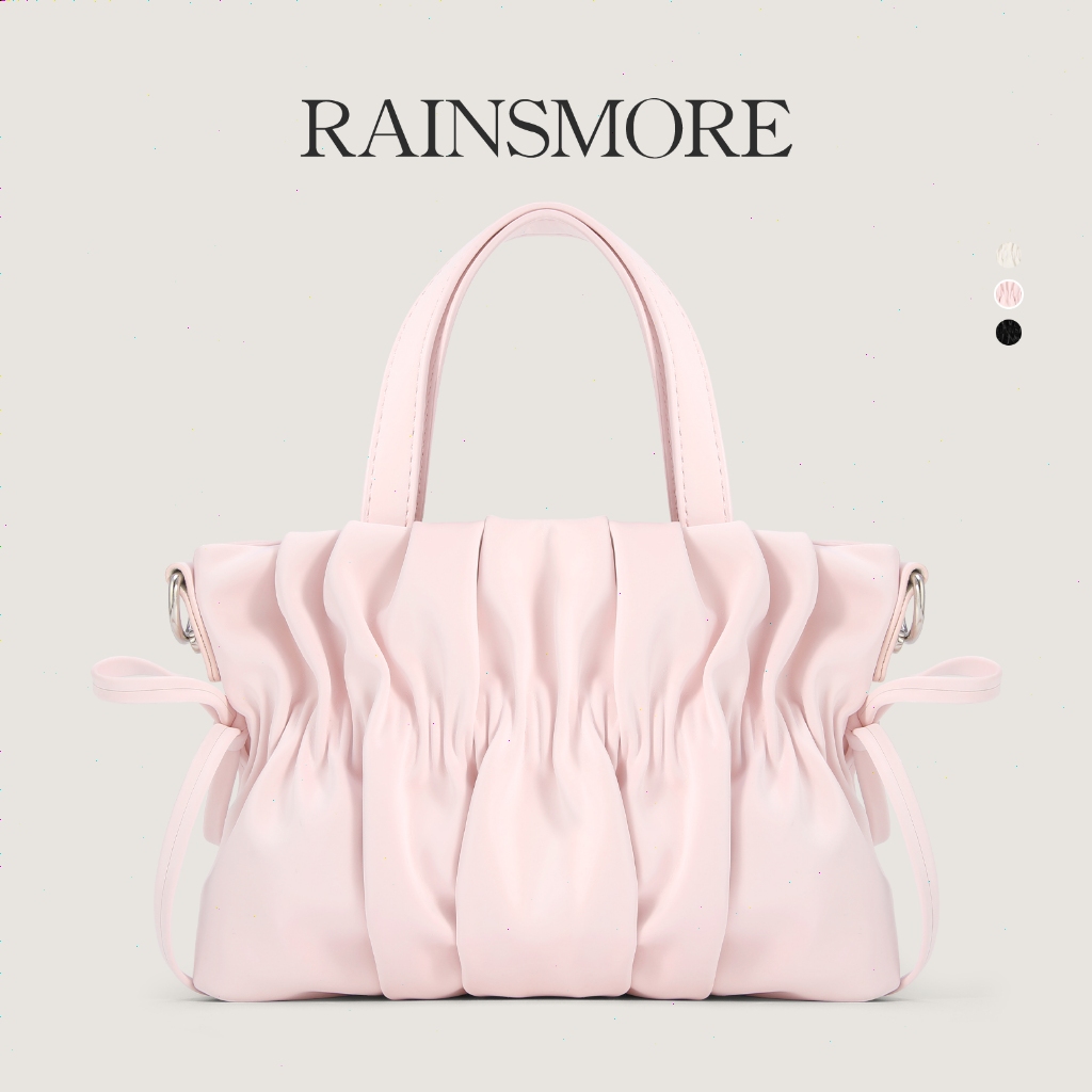 RAINSMORE tas kondangan wanita elegan – Tas Cloud Berlipit yang Elegan, Modis & Mewah, Tas Imut untu