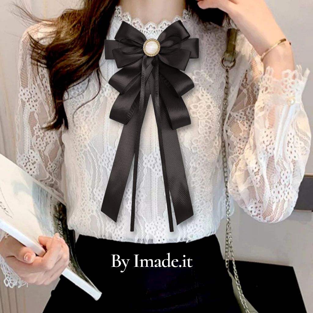 Pita Bross Baju || Pita Satin Hias || Brooch