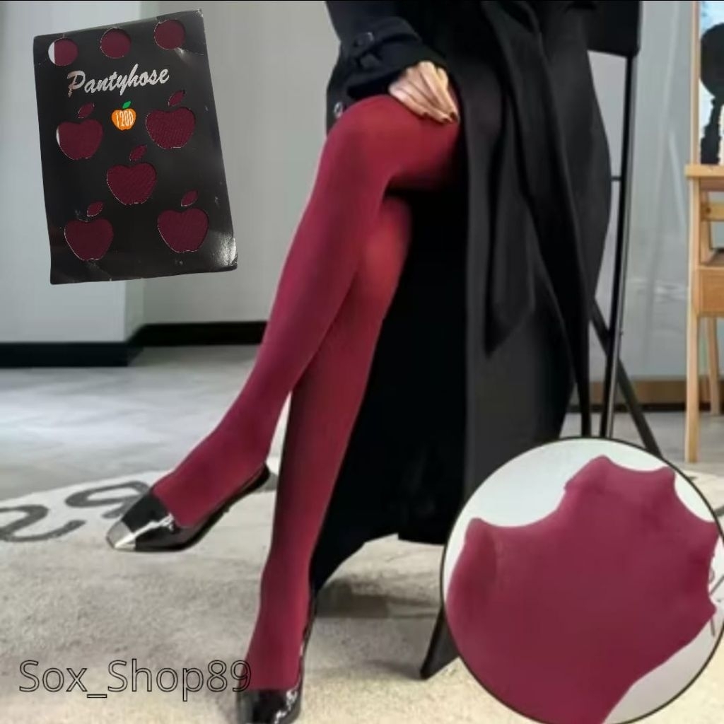 Apple- Stocking Apple 120D Warna_Stocking Tebal Cewek_Paket Isi 1 dan 3 Stocking Celana_Pantyhose