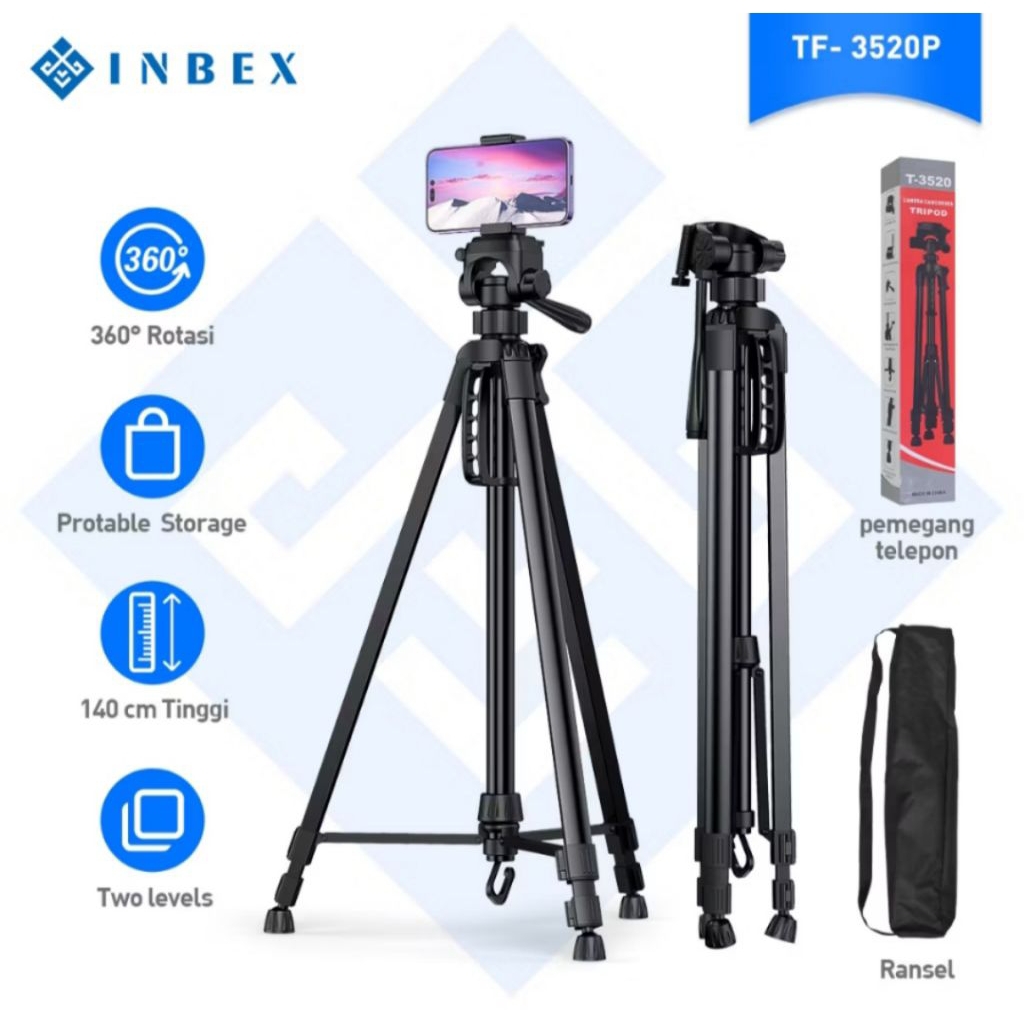 MURAH - TRIPOD INBEX TF-3520 PLUS + Gratis Ongkir