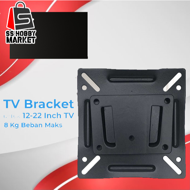 Bracket TV Monitor Metal 12-24 Inch Kokoh dan Mudah Dipasang 8 kg monitor PC laptop Gaming ACER LG S
