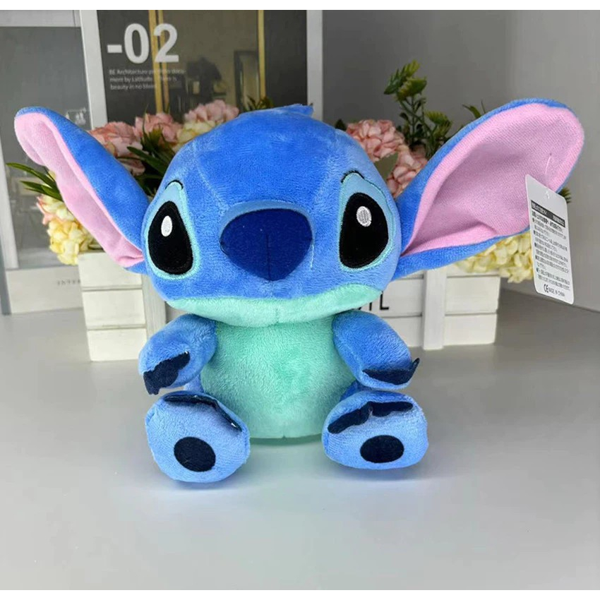 Mainan Boneka Stuffed Plush Kartun Lilo & Stitch Stich Biru Import Terbaru Super Lembut Terjangkau /