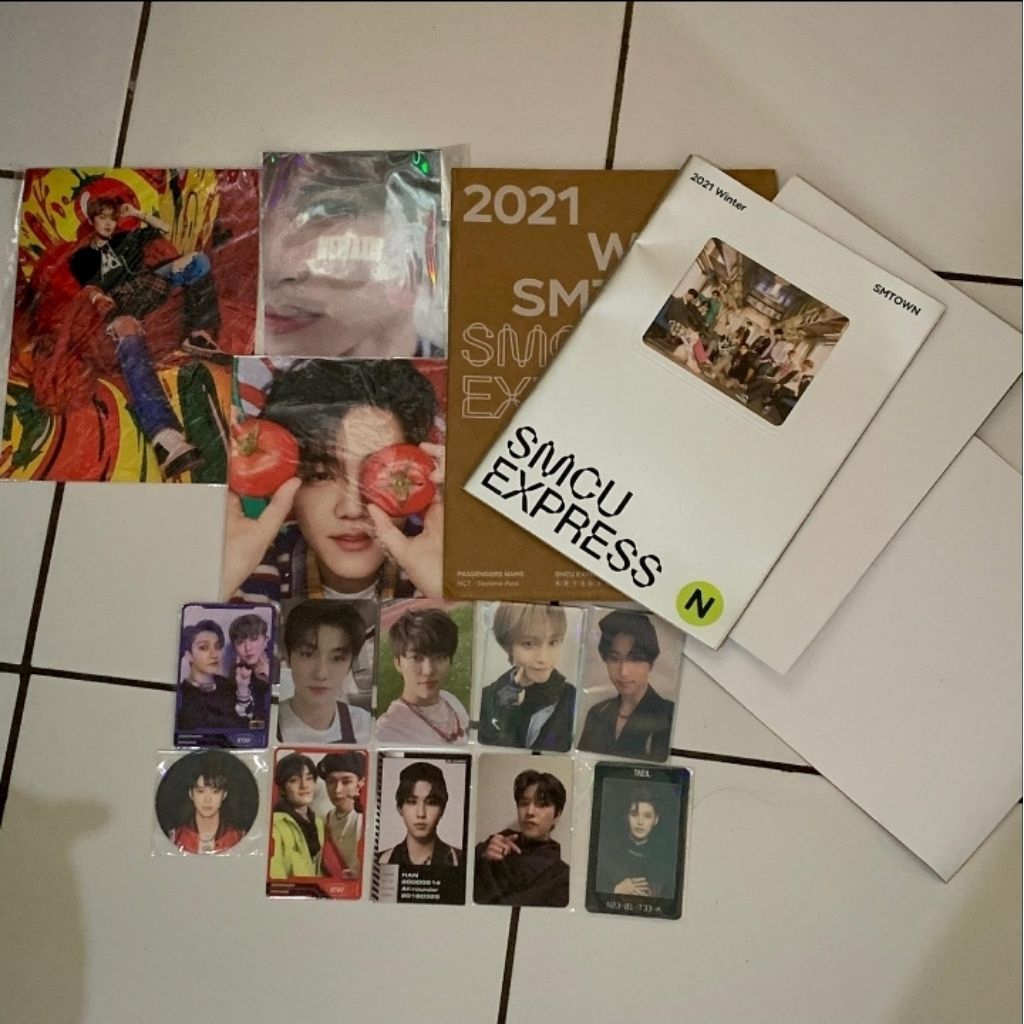 [OFFICIAL] paket album smcu 2022 photocard pc nct yangyang jaemin caffe chenle doyoung skz straykids