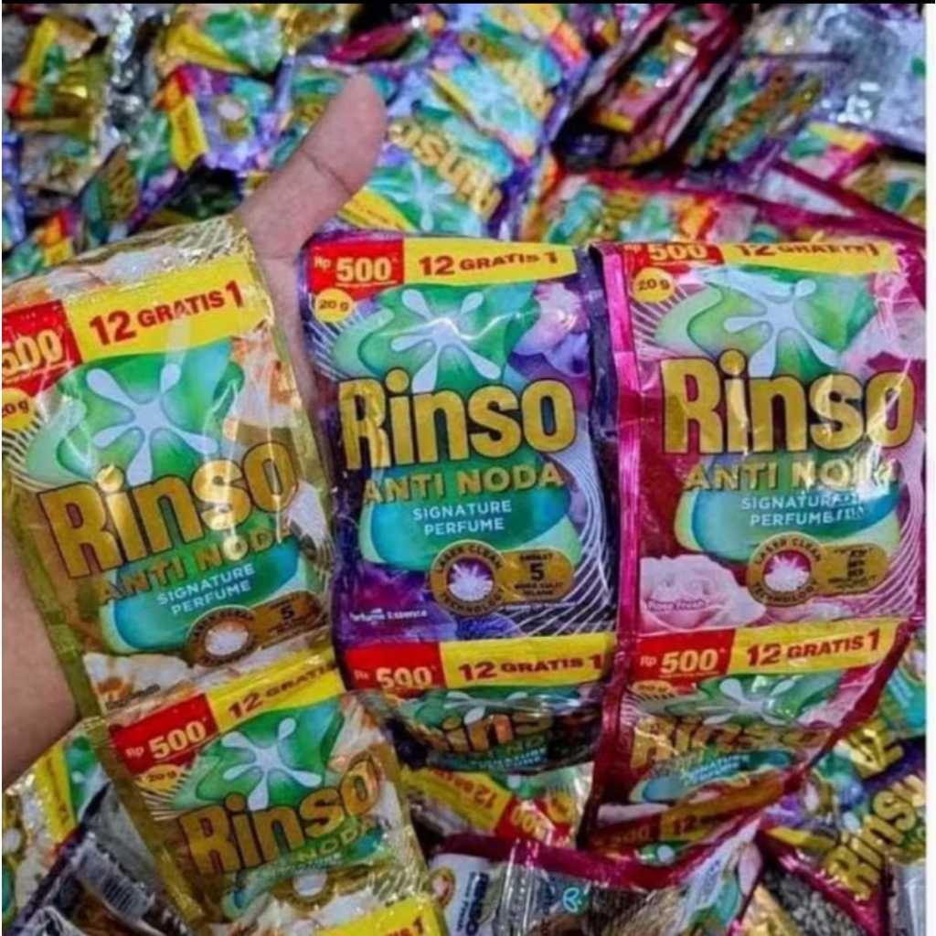 Promo Rinso Cair 36 Sachet Deterjen cair