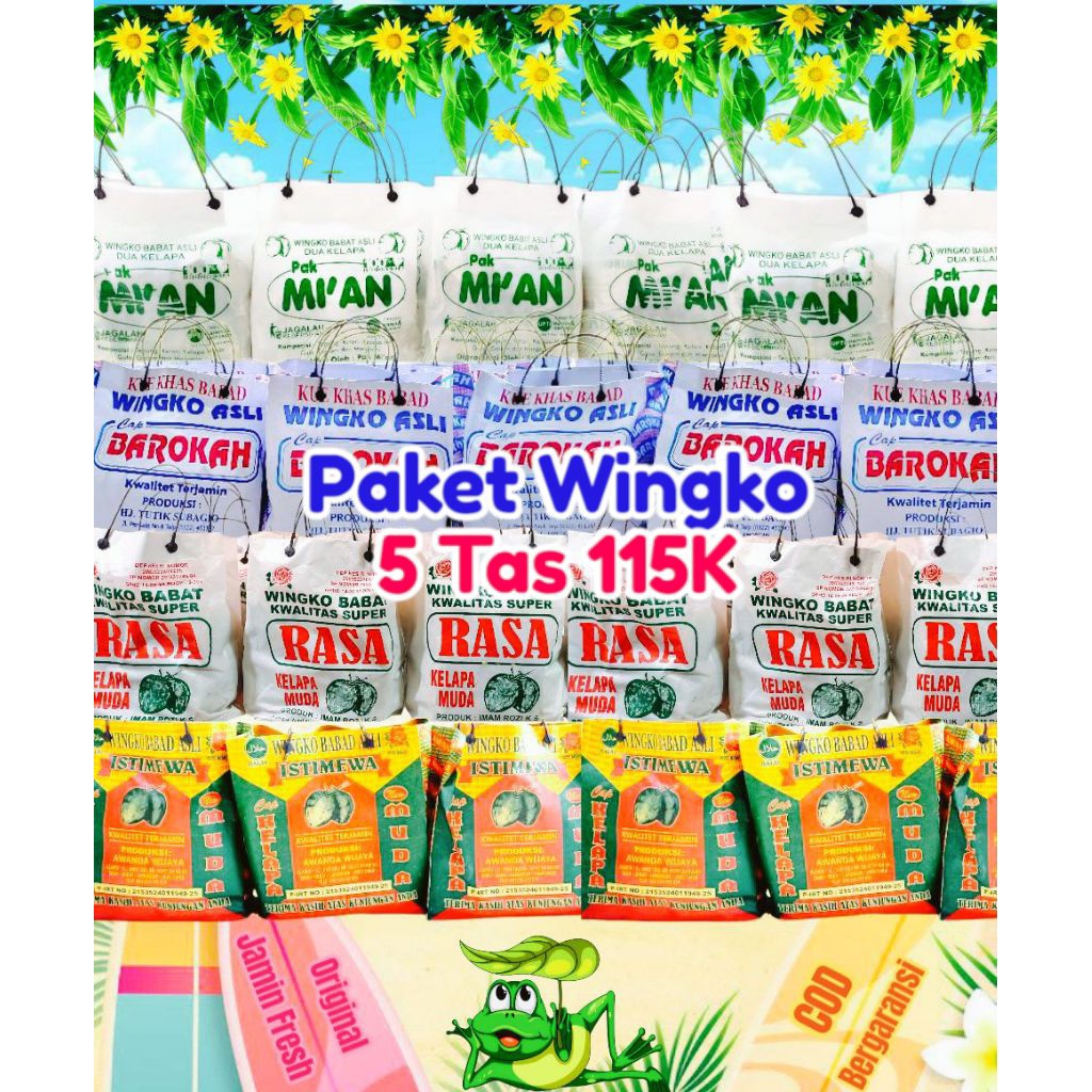 paket wingko babat asli oleh oleh wisata bahari lamongan