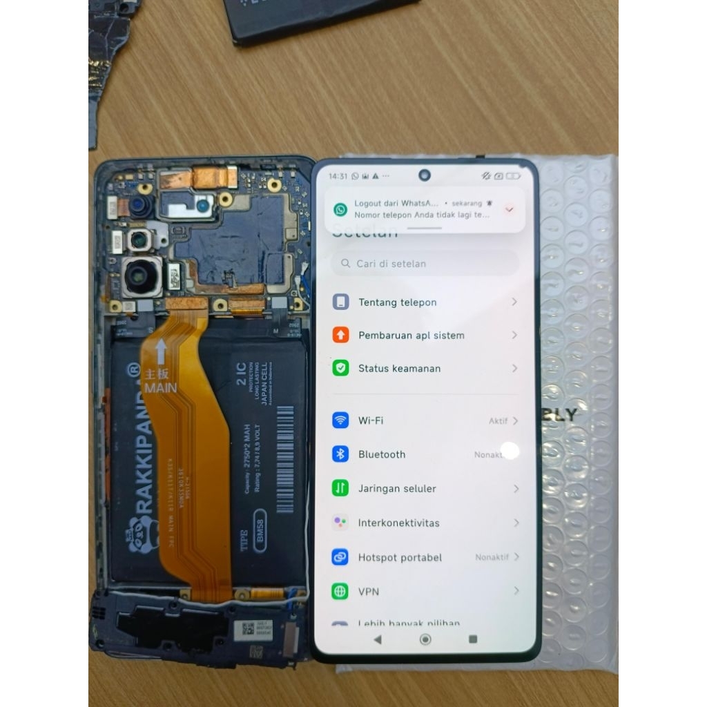 LCD XIAOMI MI11T PRO ORIGINAL COPOTAN