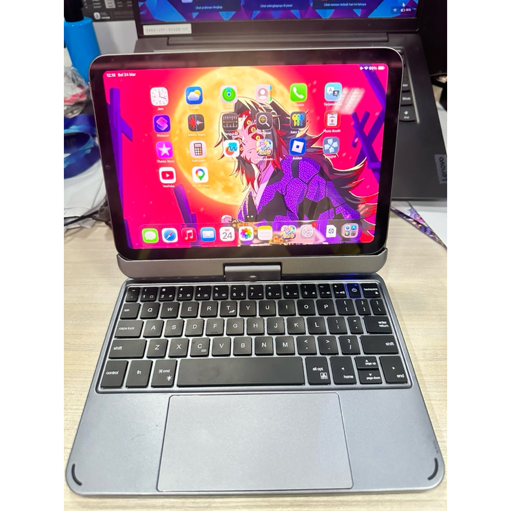 keyboard magnetic ipad mini 6 second murah