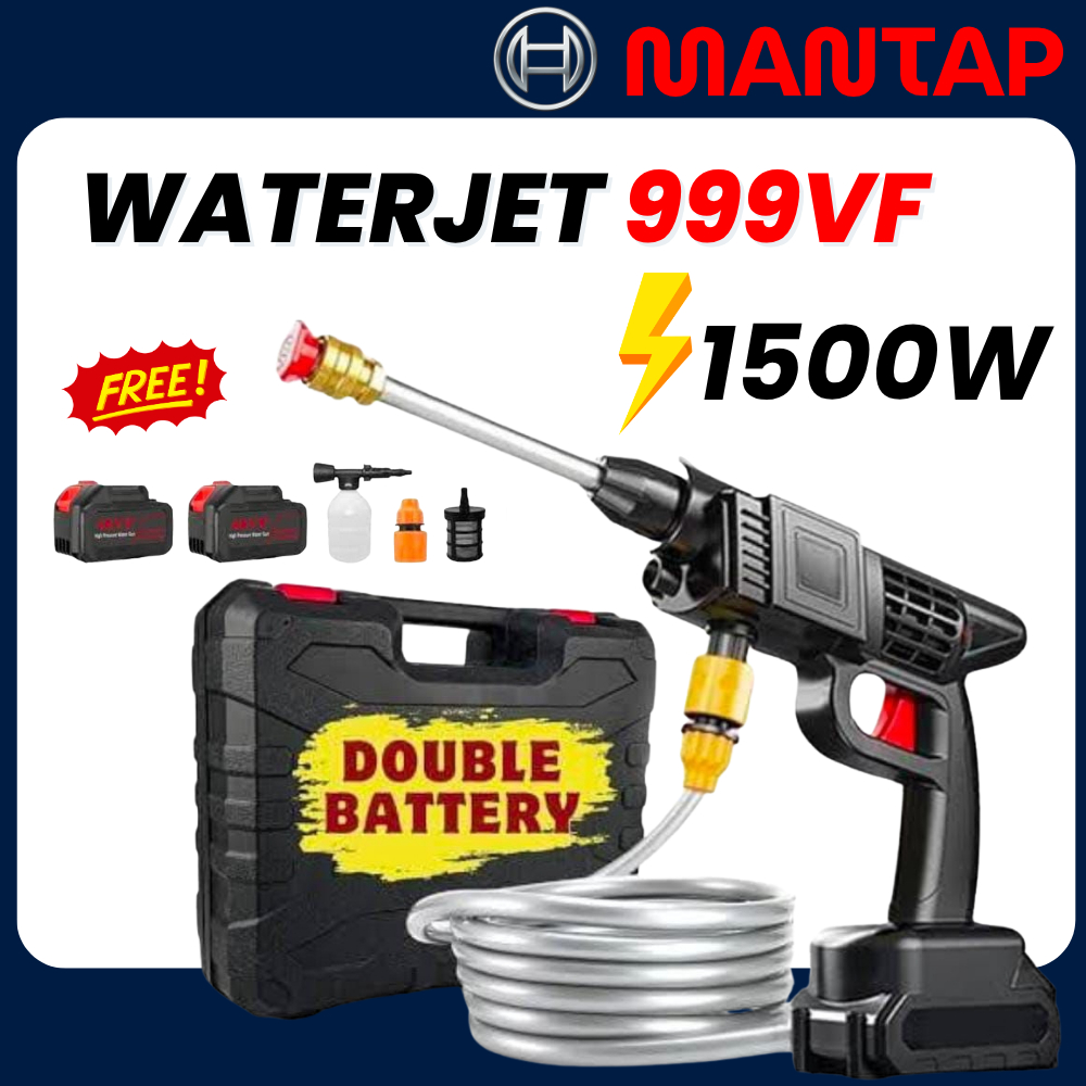 MANTAP 999VF 1500W Alat Cuci MotorMobil Mesin Mini Portable semprotan cuci motor alat pencuci jet cl