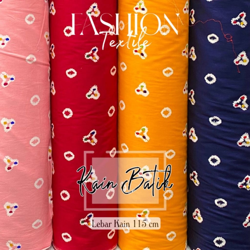 Kain Batik Katun Premium | Kain Batik Motif Jumputan Premium lt1
