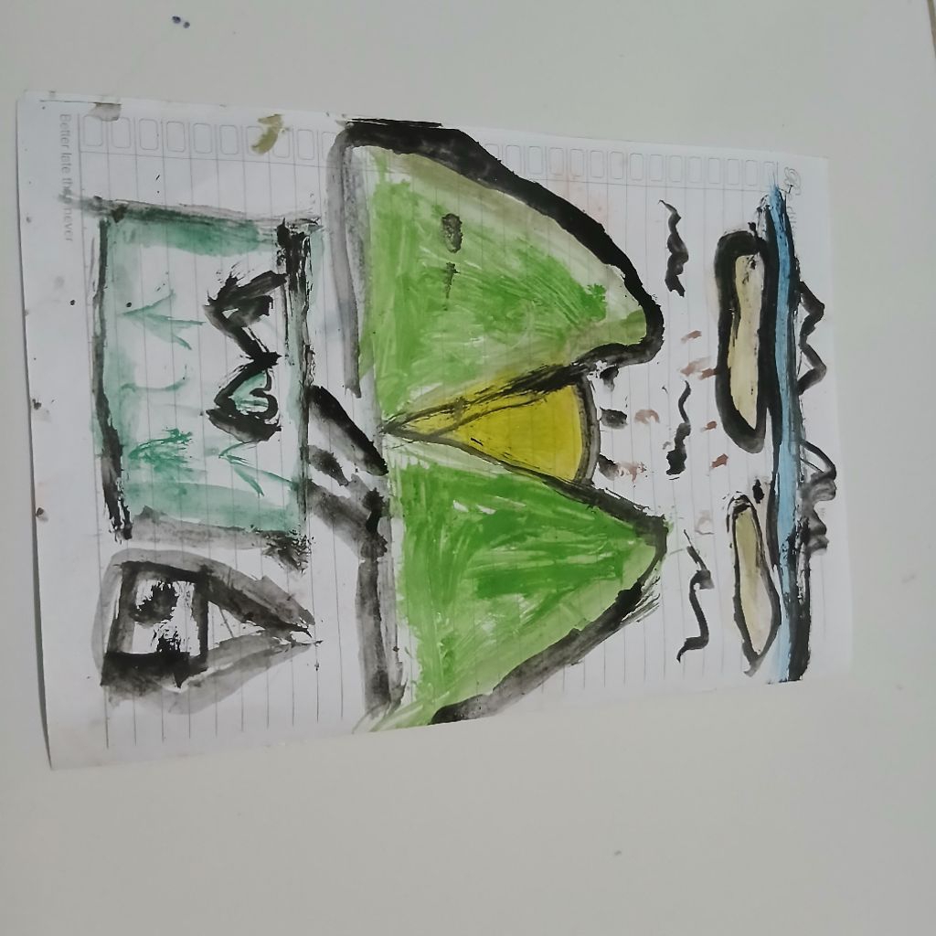 lukisan pemandangan alam pedesaan