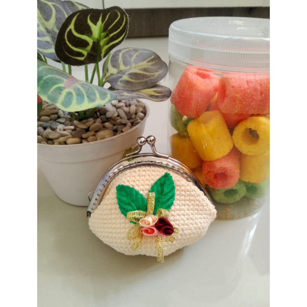 Dompet Rajut Koin Behel Mini