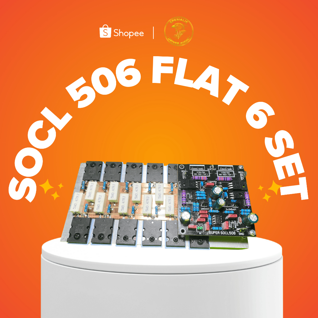 power amplifier SOCL 506 plus Final Toshiba 6 SET - 1 SET