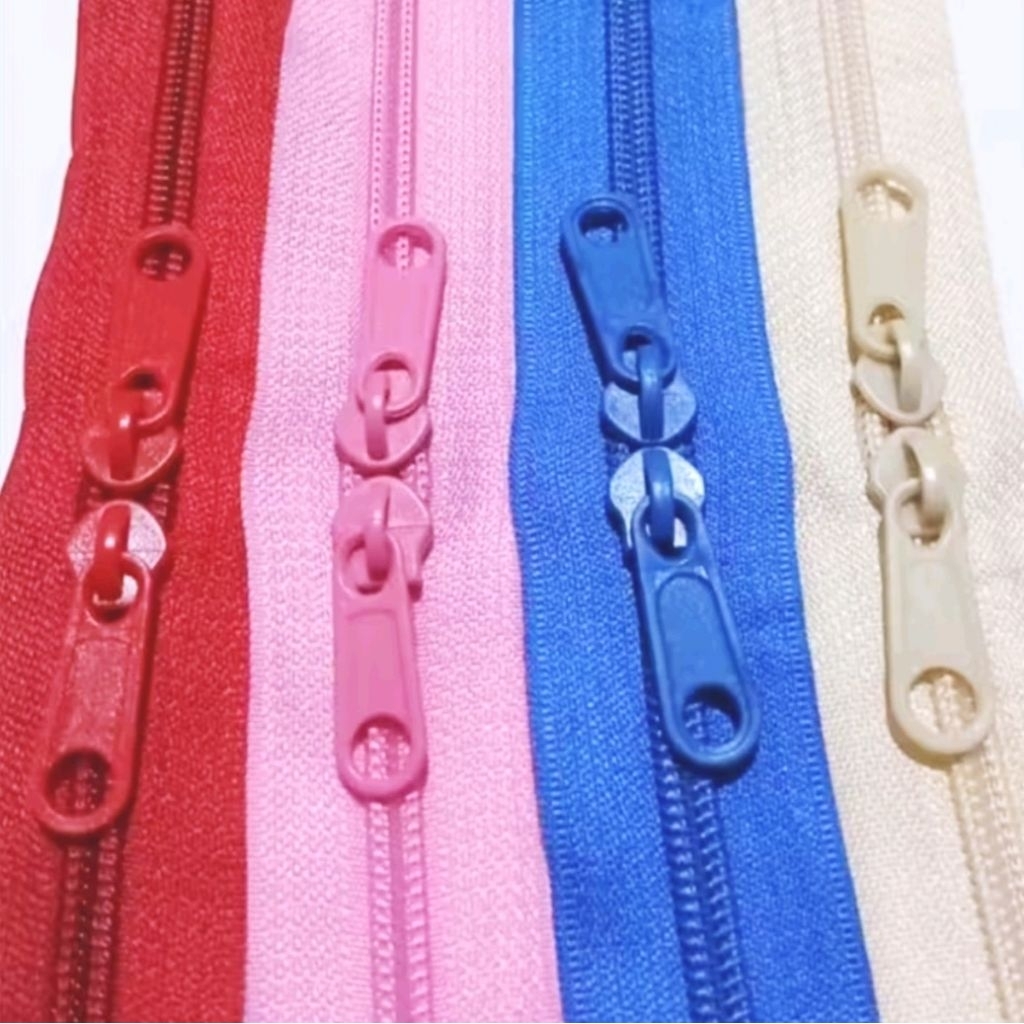 Resleting Tas selempang 2 kepala plastik ACCETAL / Resleting Dompet / Resleting POUCH