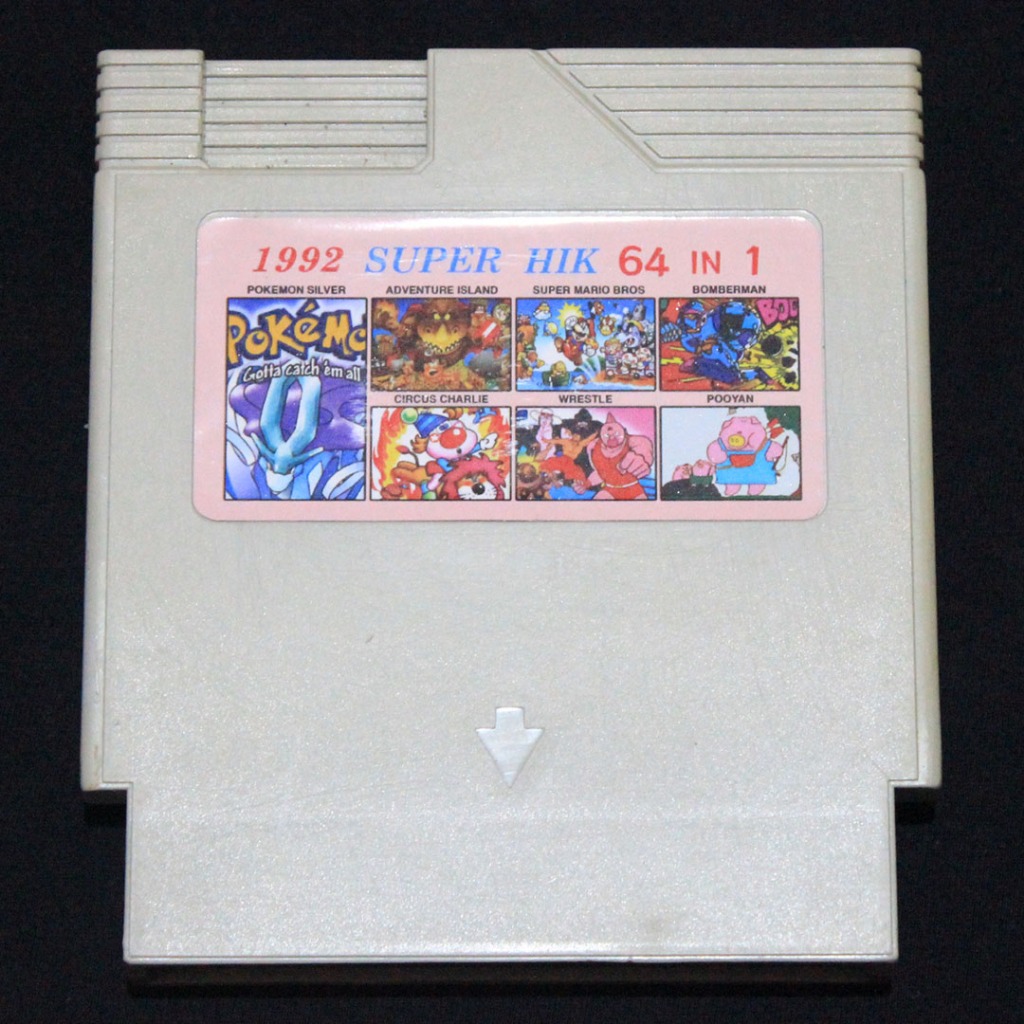 Kaset Nintendo Vcom 64 in 1 Adventure Island Multi Game 8 Bit 72 Pin Tested Normal Jadul Nostalgia 9