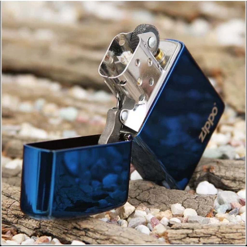 Like Original Zippo Clone 1:1 Classic Blue Ice