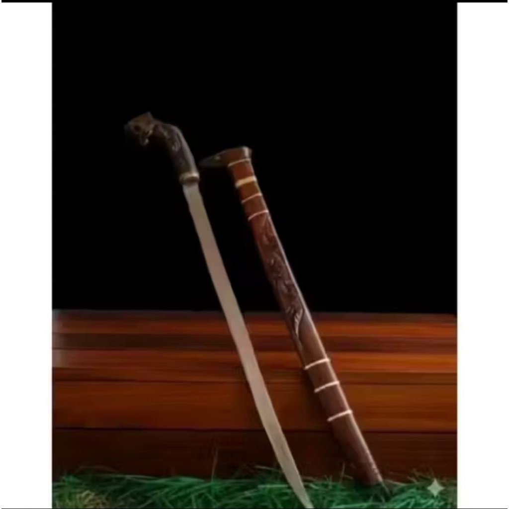 SILVAMILIONSTORE Pisau baja super tajam / Golok baja asli / pedang samurai panjang /