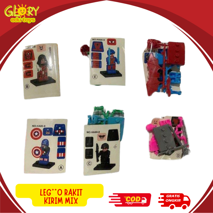 Mainan Lego Merakit Superhero