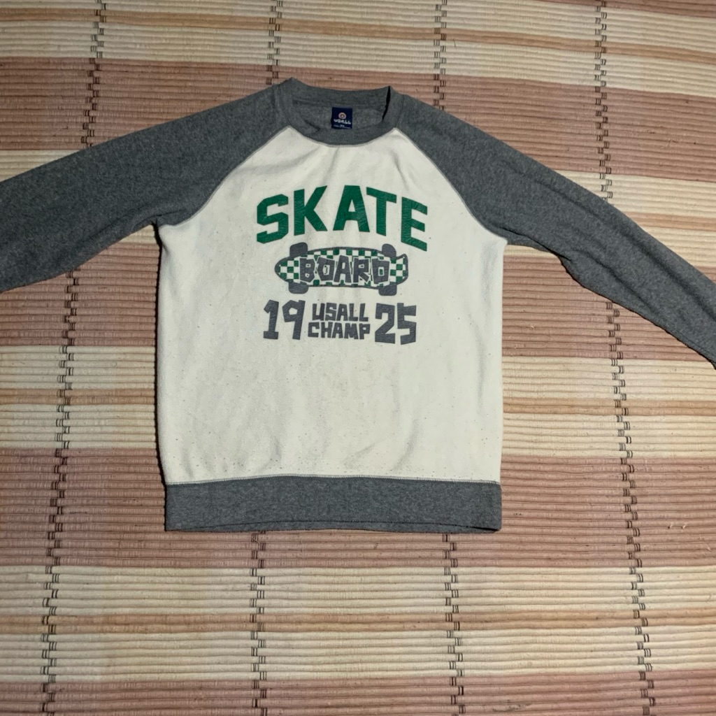 Kaos Crewneck MLB T Texas Rangers Baju Baseball Size M Original Preloved