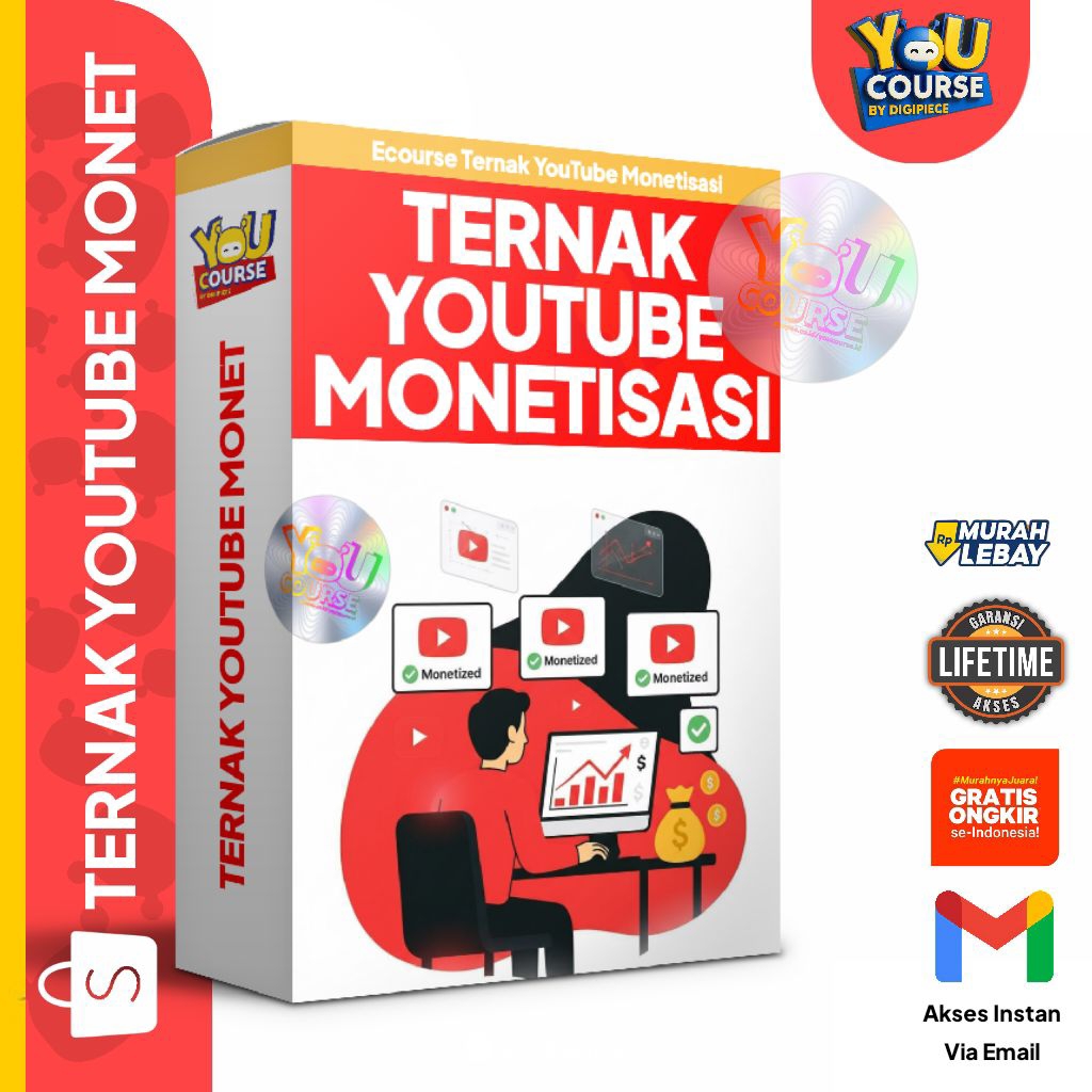 Ecourse Ternak Youtube Monetisasi Update Peluang Bisnis Konten Kreator Digital Youcourse