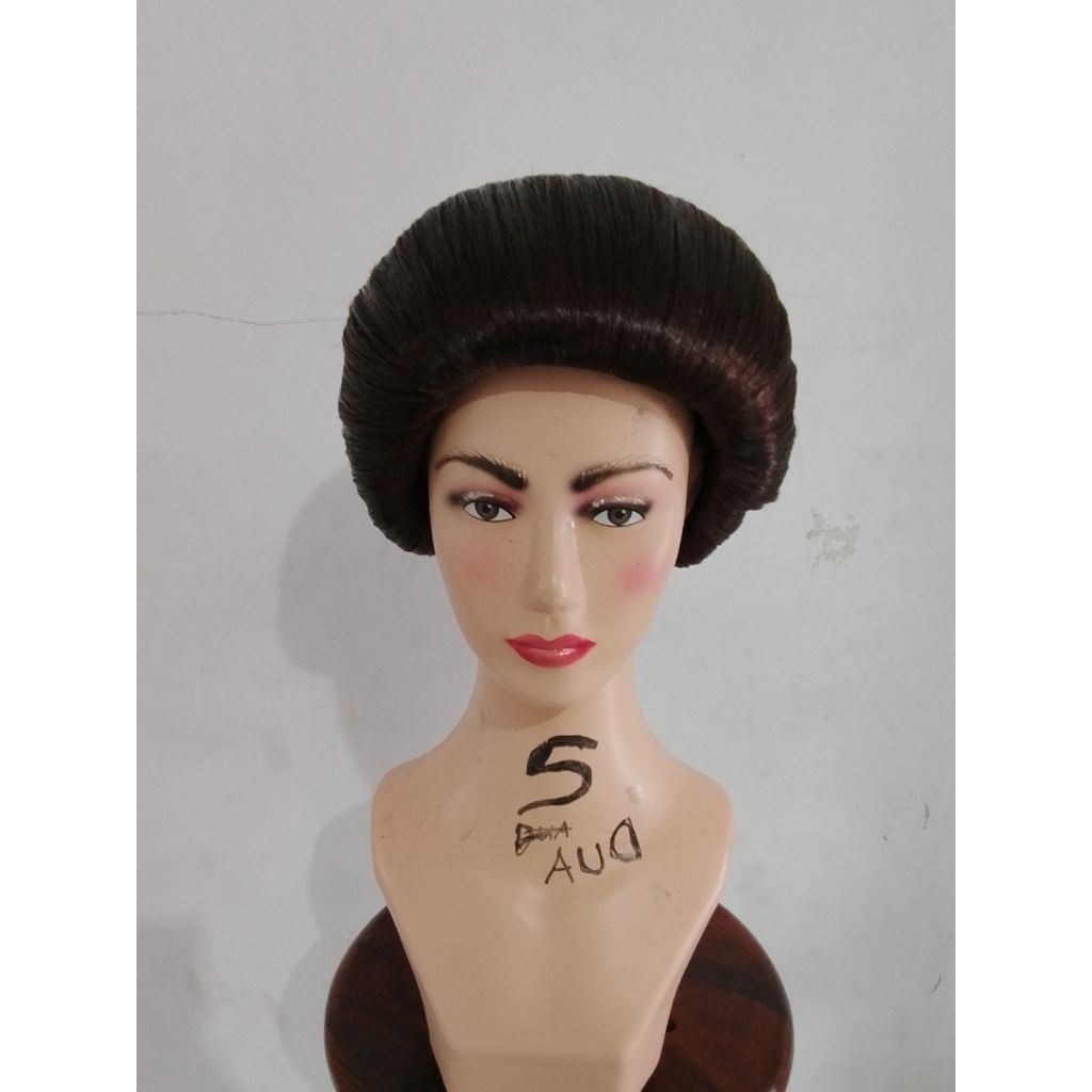 wig sanggul modern simple