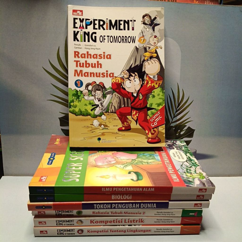 Buku Super Science experiment king of tomorrow Original
