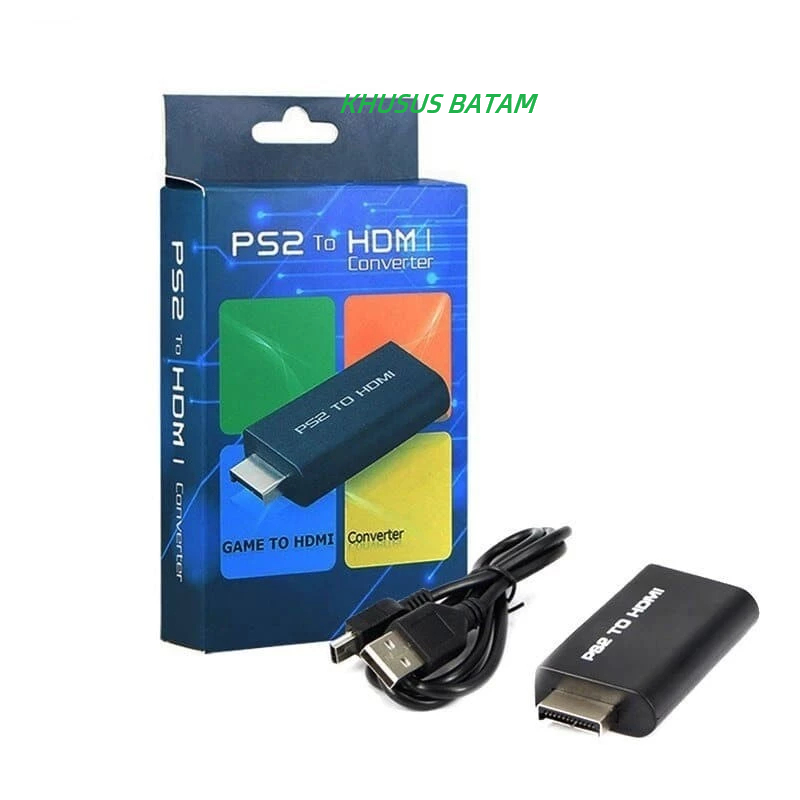 Konverter hdmi / Ps2 to hdmi /Kabel ps2 paket converter ps hdmi +kabel listrik/PS2 to HDMI Audio Vid