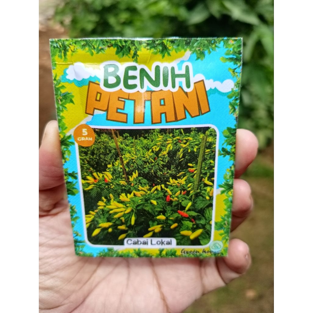 Benih Cabe rawit merah lokal CABE SETAN 5gr