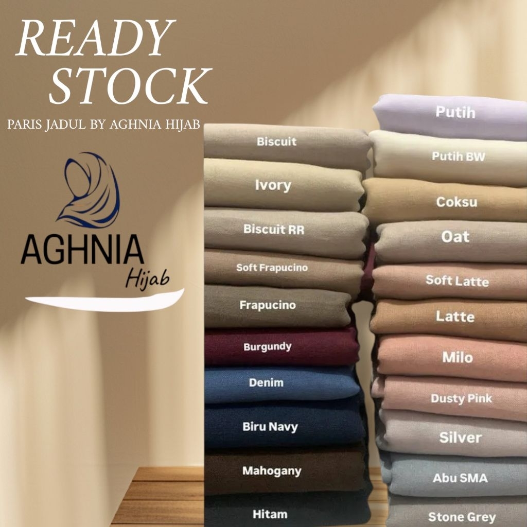 HIJAB AGHNIA_HIJAB PARIS JADUL / BEST SELLER