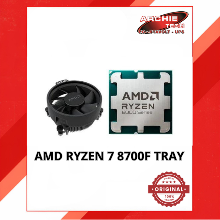 Processor AMD RYZEN 7 8700F TRAY Garansi RESMI