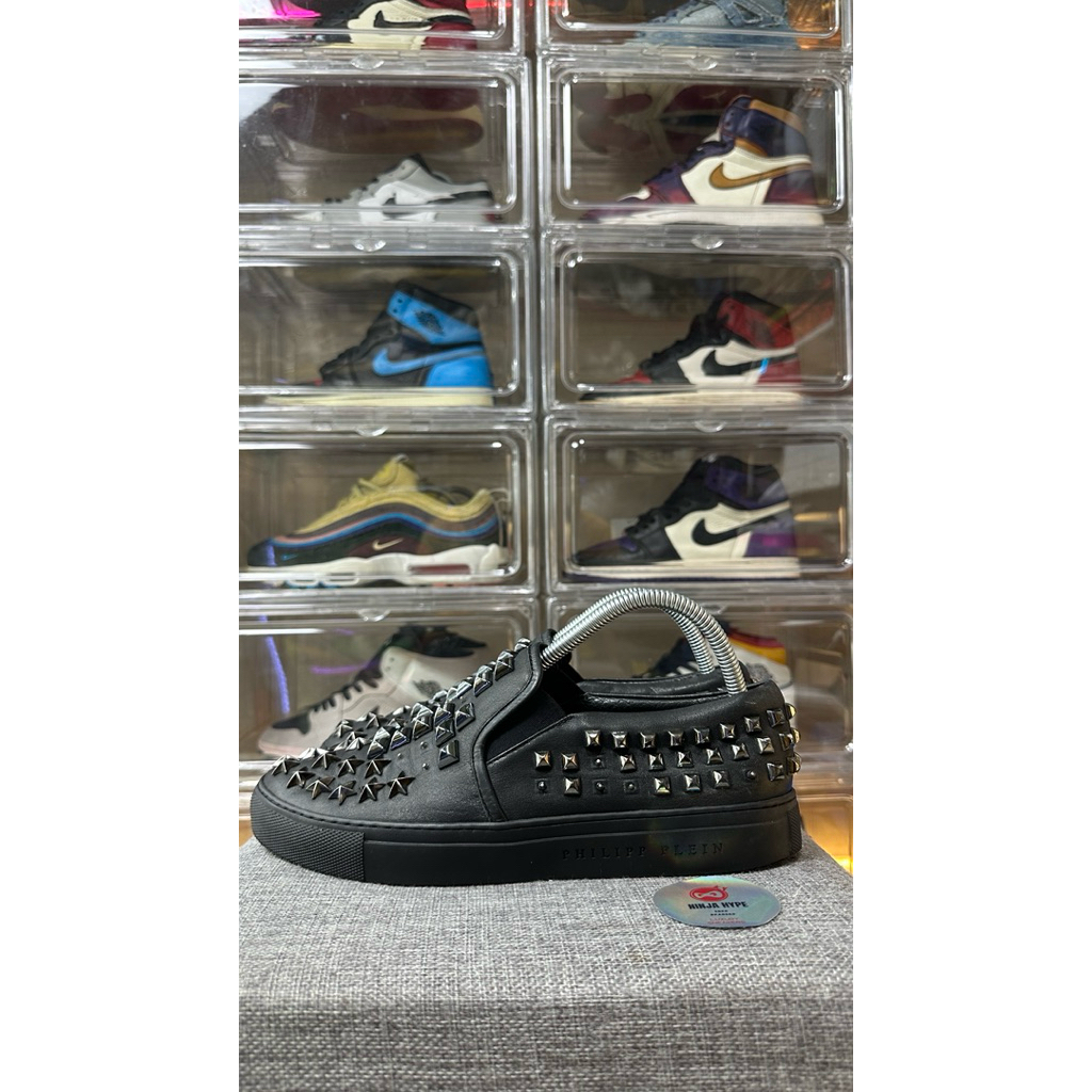 PP LEATHER FLATS SLIP ON , SHOES , SEPATU , SNEAKERS ITALY , SHOES ITALY , SEPATU ITALY