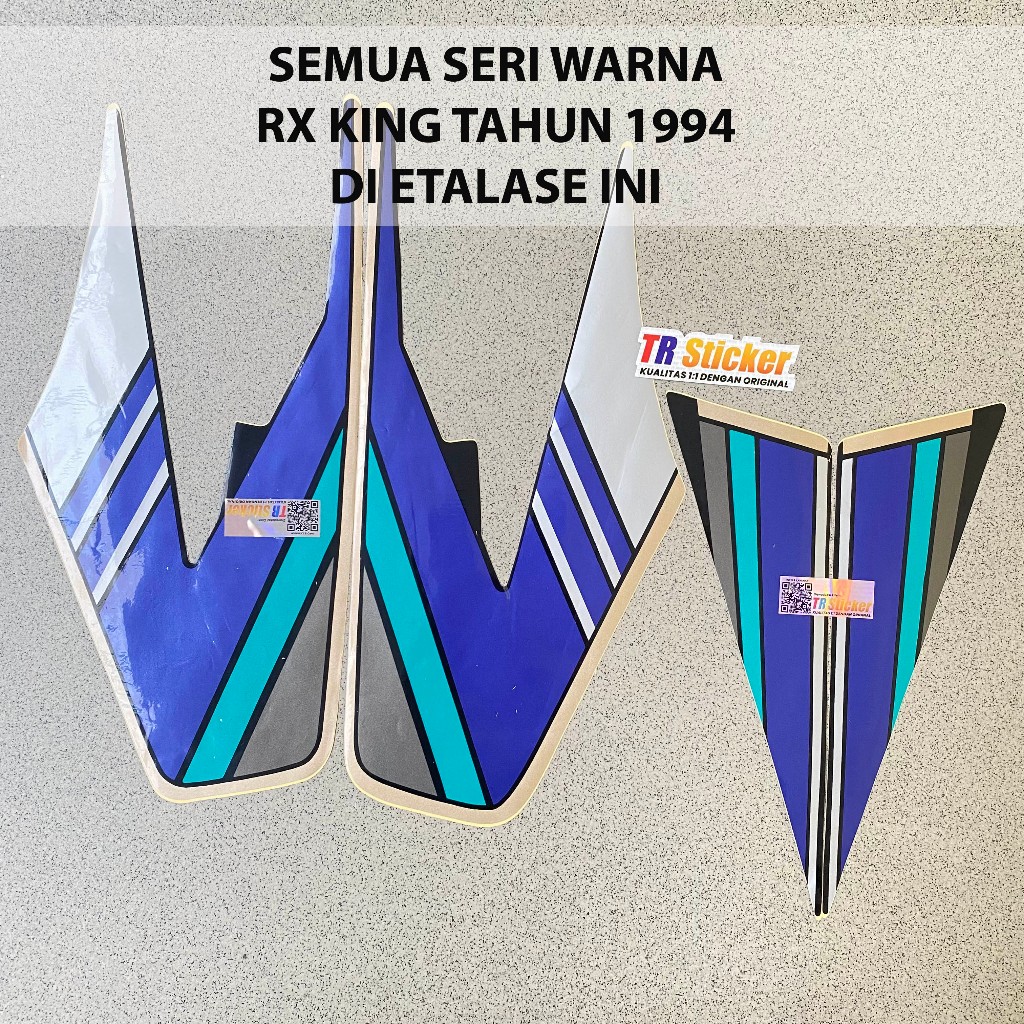 Striping Yamaha RX King 1994 Hitam Sticker Lis List Decal Yamaha RX-King 1994 Kualitas Original Lami