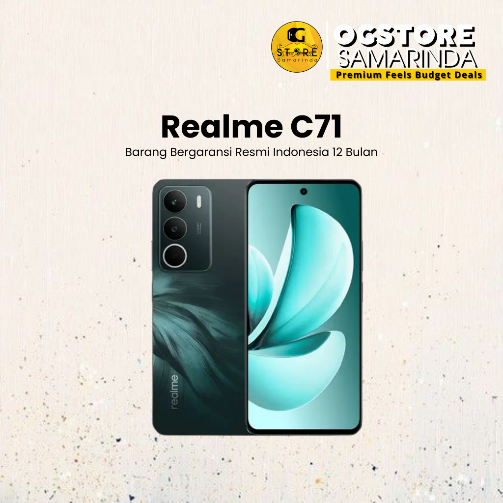 Realme C71 RAM Besar Baterai Awet HP Murah Layar Luas Performa Lancar Cocok Harian