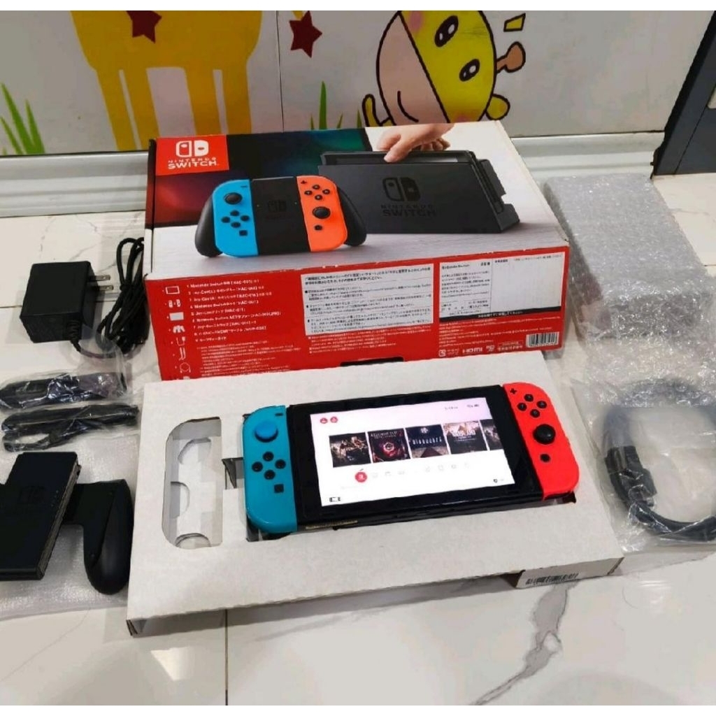 nintendo switch v1 ofw fullset