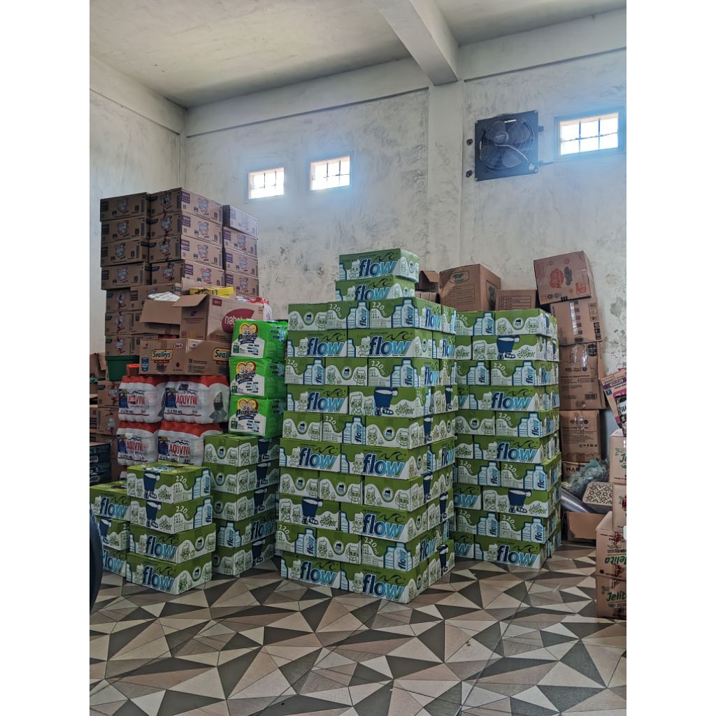 FLOW AIR MINERAL KEMASAN BOTOL KECIL DAN KARDUS ISI 24PCS