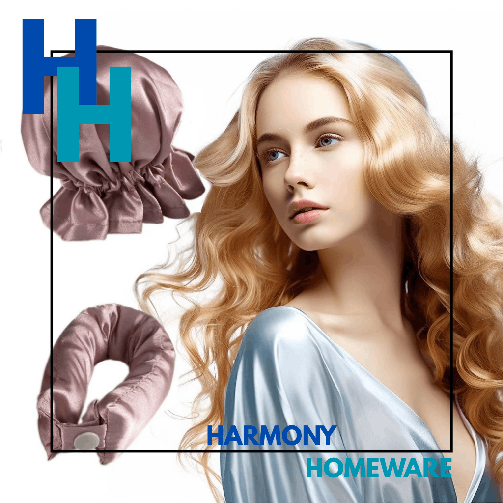 Heatless Curling Hair Roller Tanpa Listrik Mengurangi Kerusakan Rambut Cotton Satin