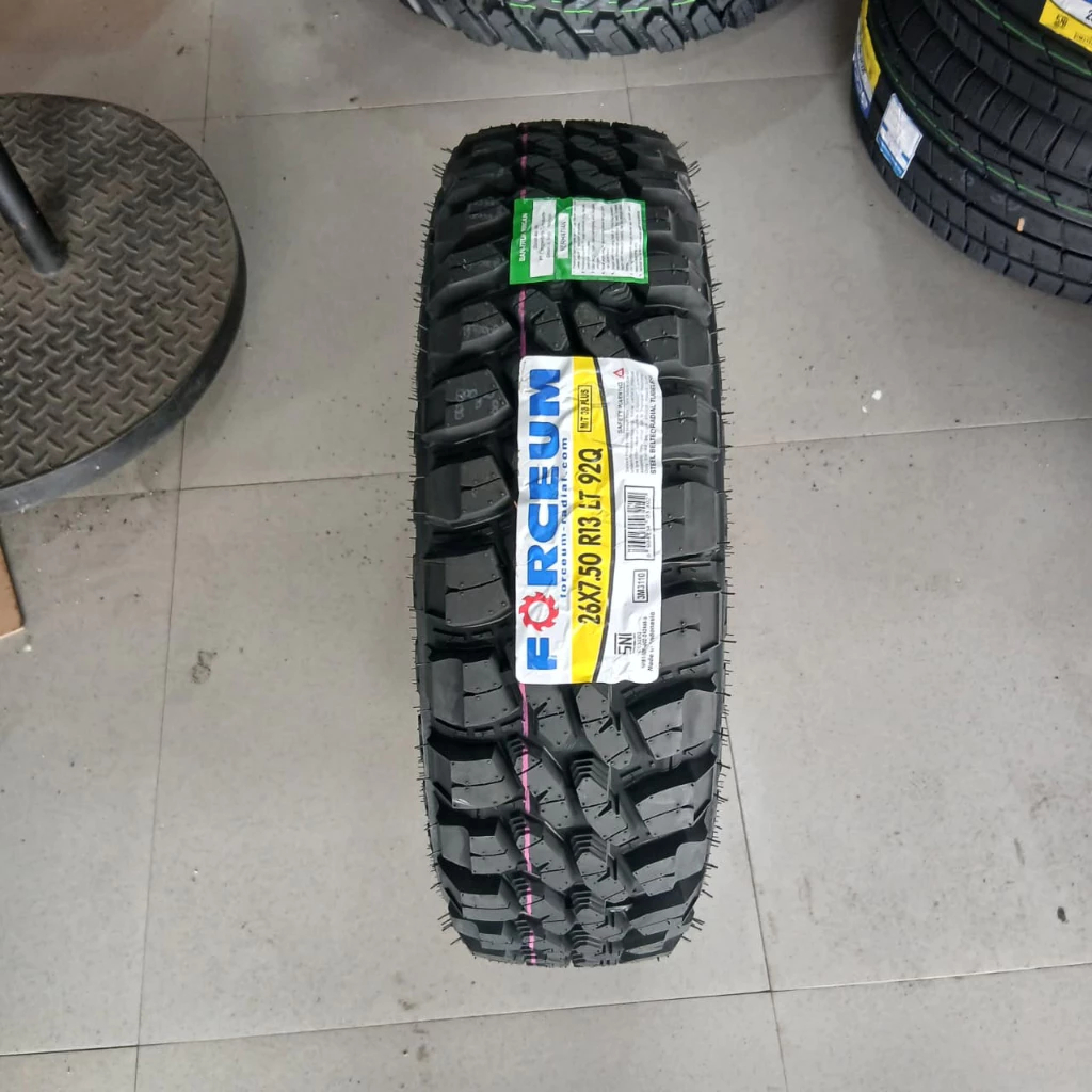 BAN MOBIL KEMBANGAN PACUL R13 TYPE FORCEUM M/T 08 PLUS 26 7,5 6PR R13_ TUBLESS