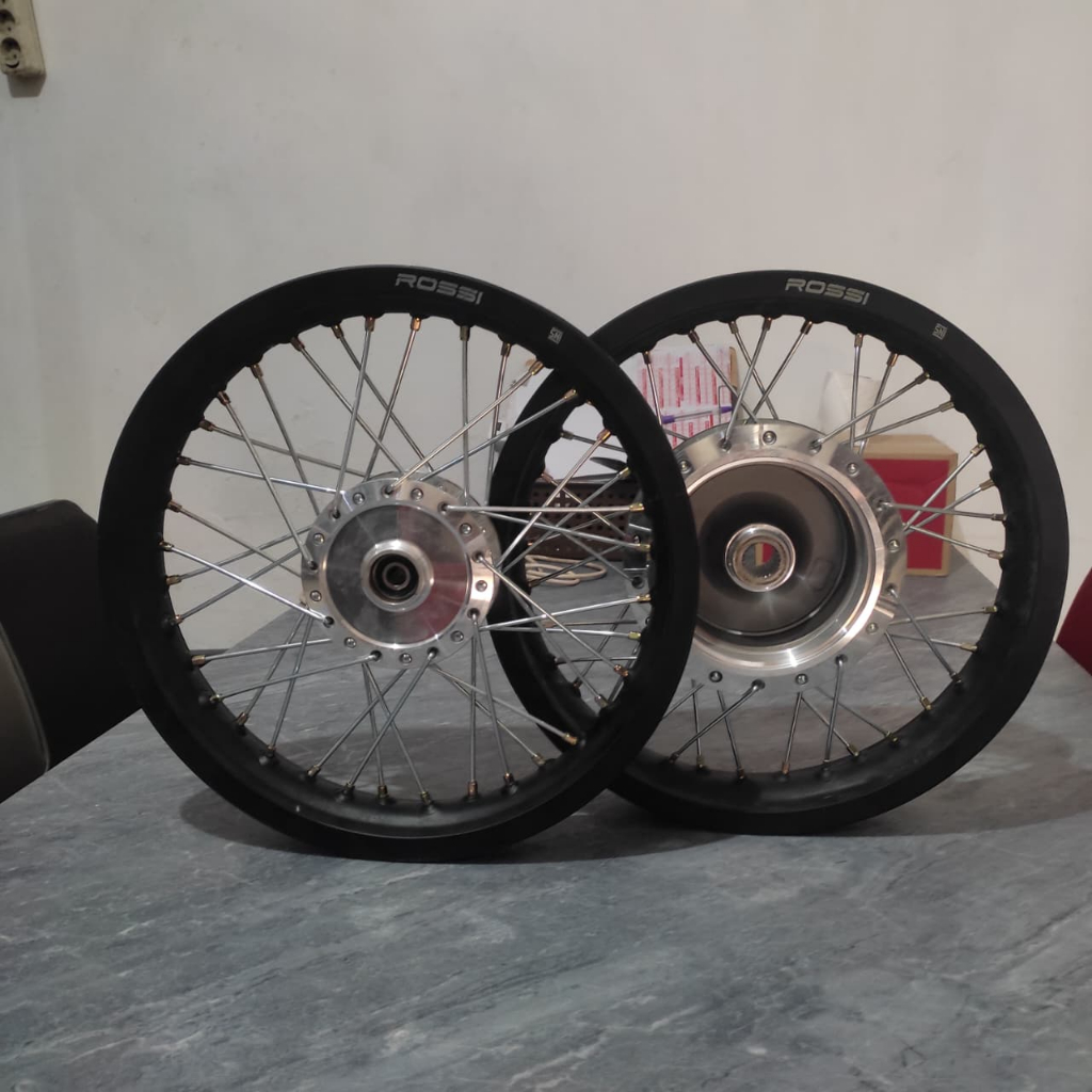 VELG RING 14 BEAT VARIO SCOOPY GENIO SEPASANG - VELG ROSSI RING 14 SET BEAT VARIO SCOOPY STYLO